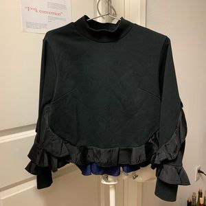 Ruffle luxury blouse top